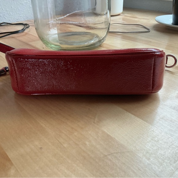 Coach Cherry Red Wristlet Clutch, like new - Picture 3 of 6